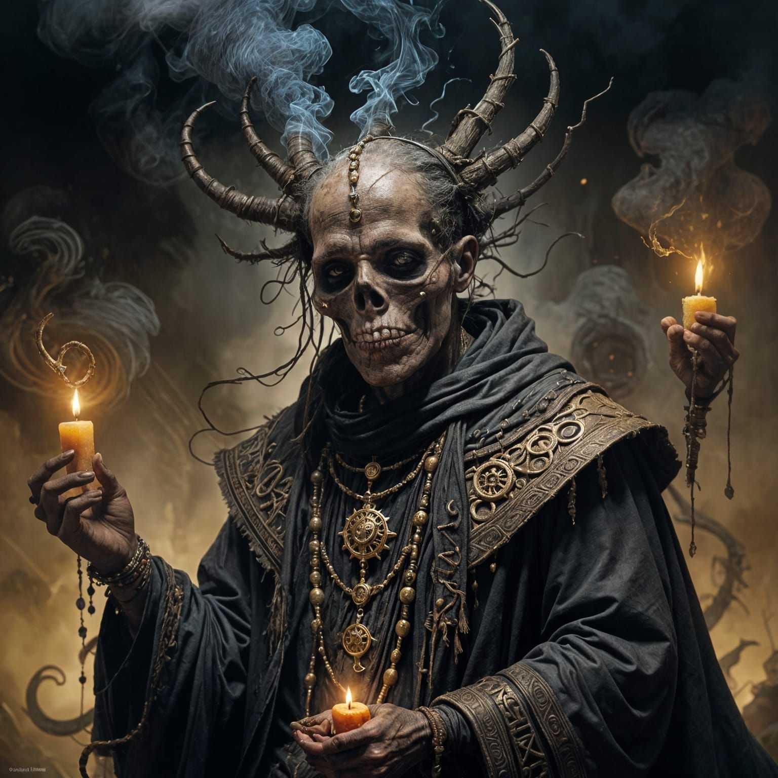 Surreal Witch Doctor Confronts Dark Mysticism