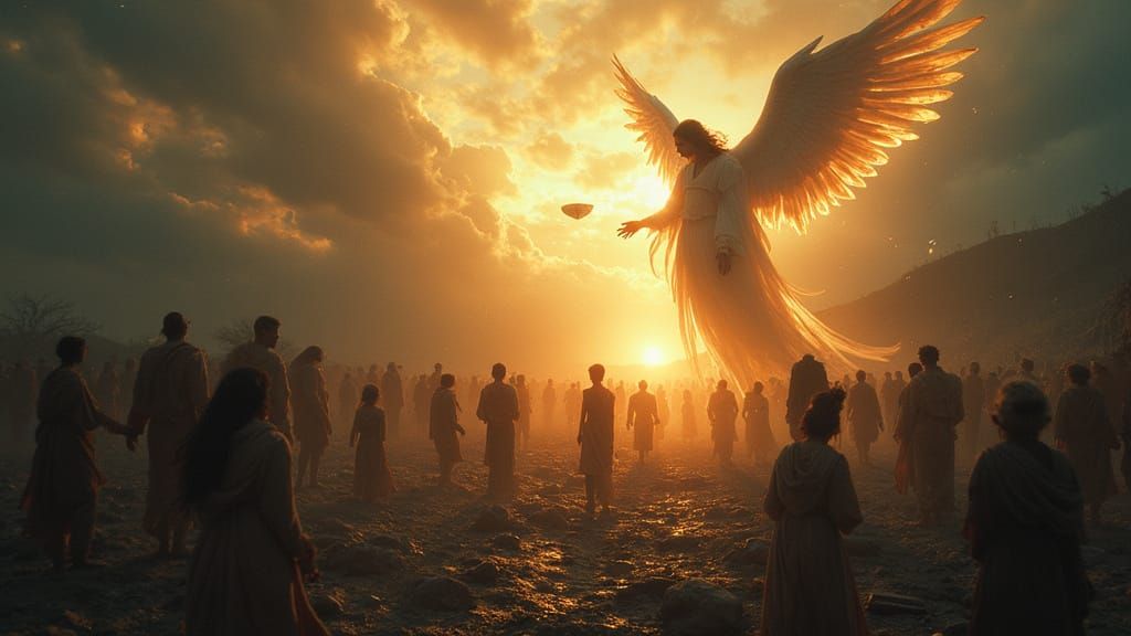 Angel Pours Bowl of Wrath on Earth in 2035