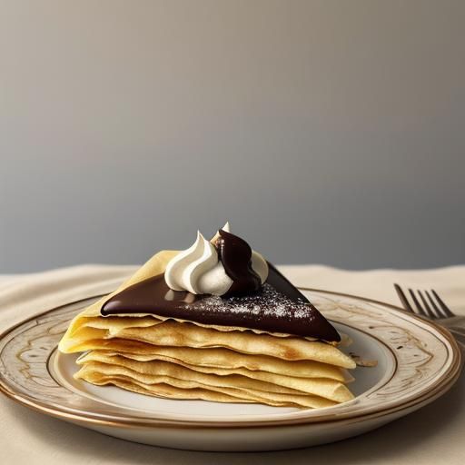 Crepe with Chocolate: Impressionist Culinary Art