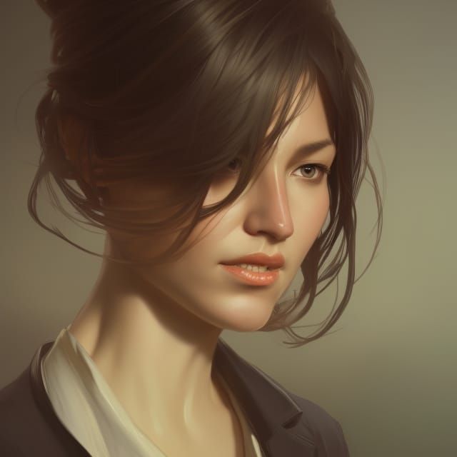 Detailed Portrait of a Lawyer Woman in Unreal Engine