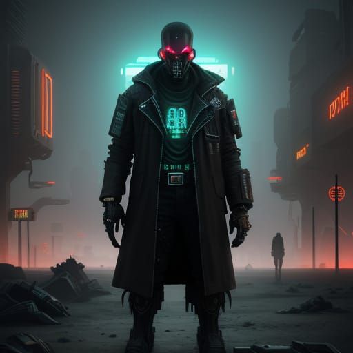 Cyberpunk City Meets Alien Planet Concept Art