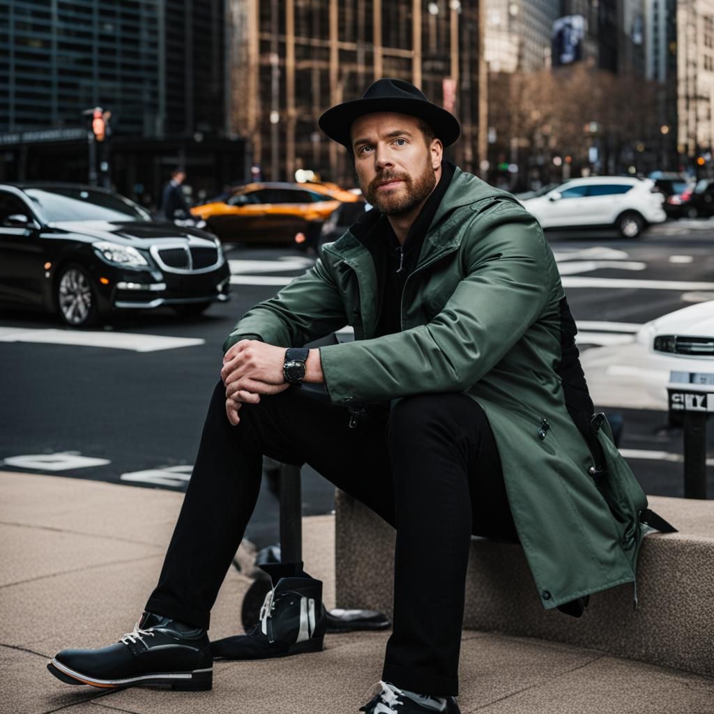 Sean in the City: AI Generated Image