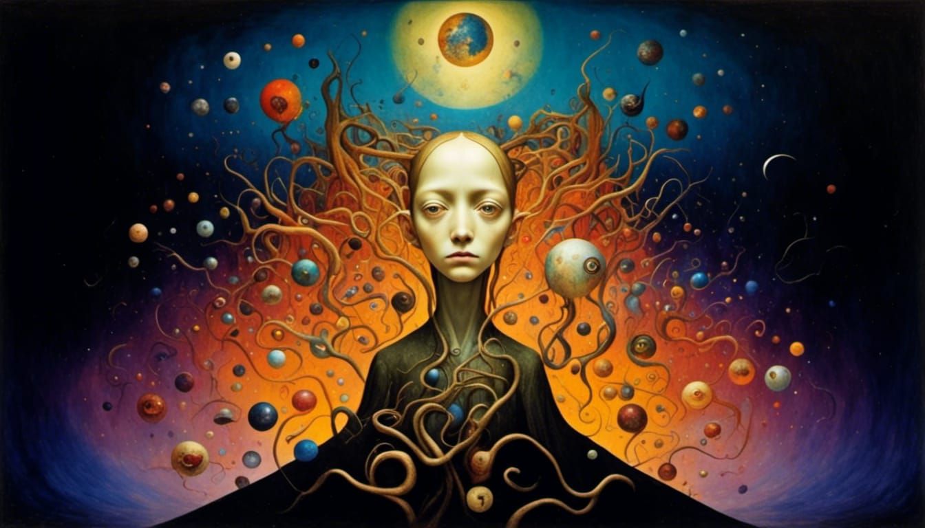 Dark Surreal Landscape