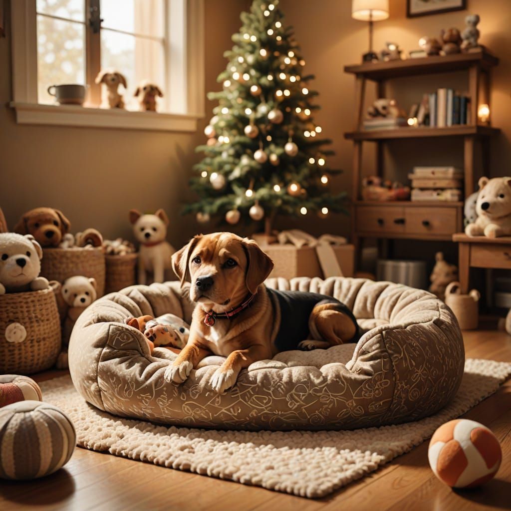 Cozy Dog Room with Whimsical Touches