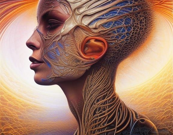 Universe Inside Head: Hyperrealistic Visionary Art