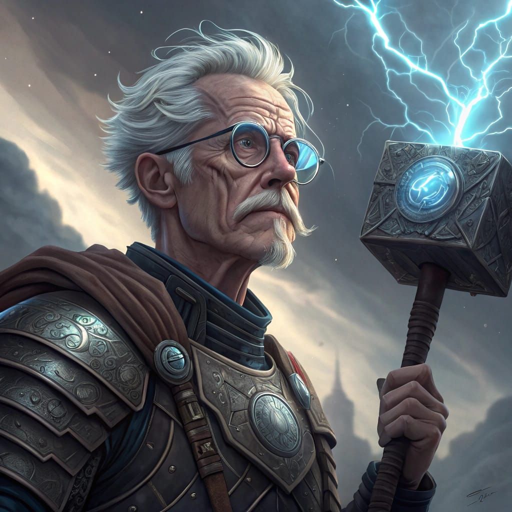 Mystic Warrior Stands at the Forefront of an Arcane Army