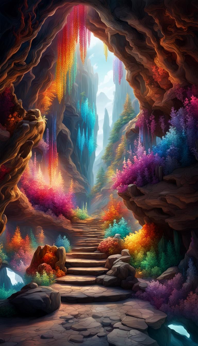 Colorful Crystal Cave