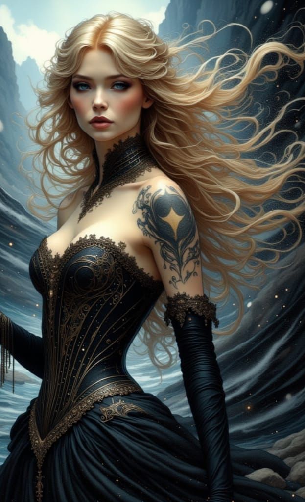 Norse Goddess of the Stormy Seas