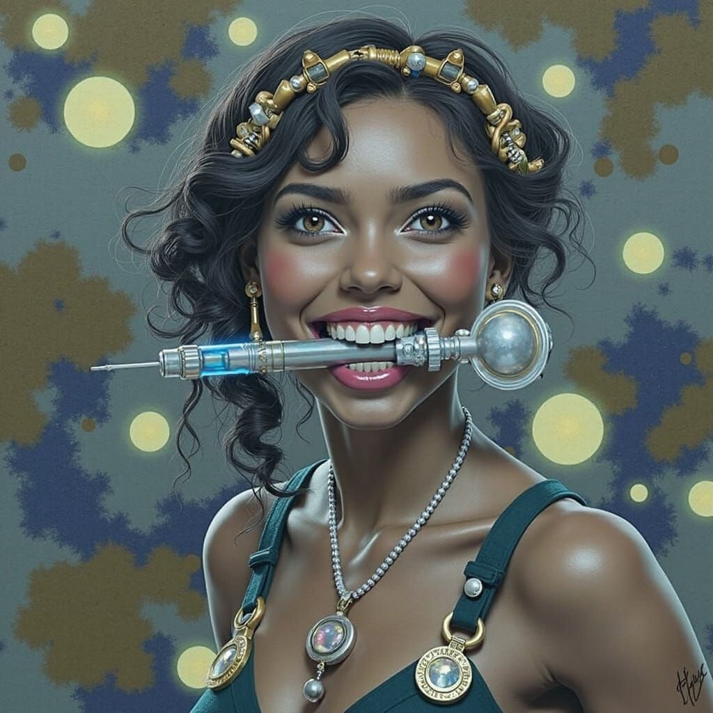 Sonic Screwdriver Smiles Brightly in Joyful, Vibrant Scene