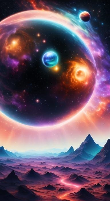 <lora:Constellation DS8:1.0> A breathtaking outer space scen...