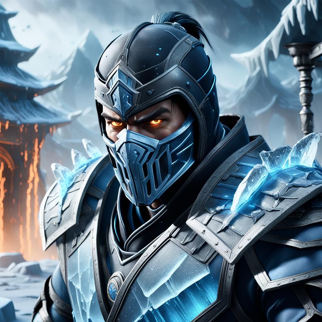 Furious Subzero in Frozen Arena: Matte Painting