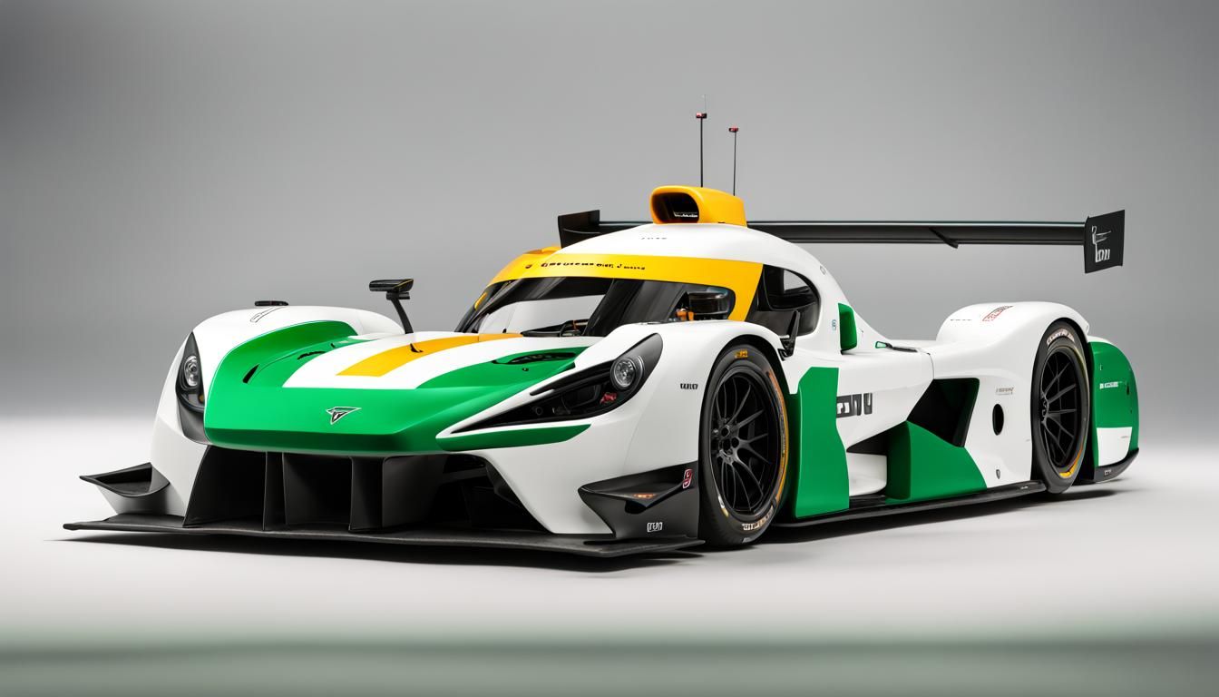British Green VUHL 05 GT3 Le Mans Race Car
