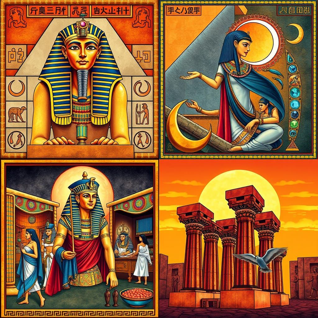 Ancient Egypt Culture Grid