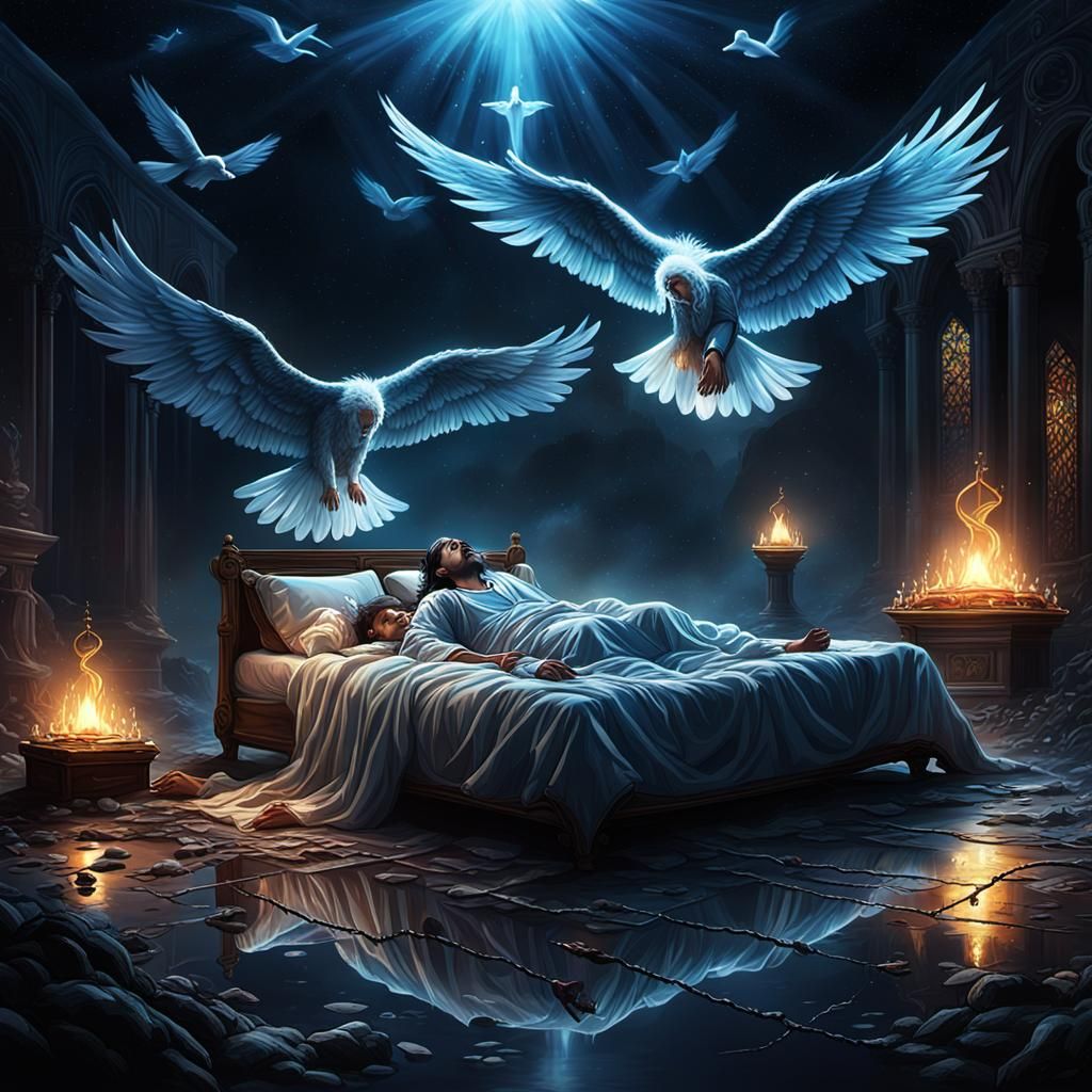 Serene Rest: A Fantastical Matte Painting