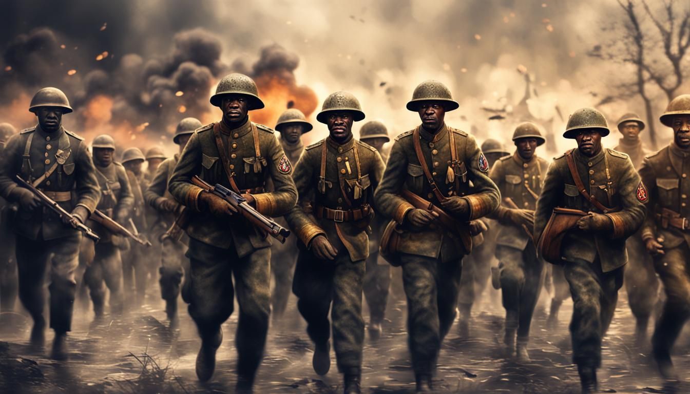 Harlem Hellfighters Reach the Rhine in Concept Art