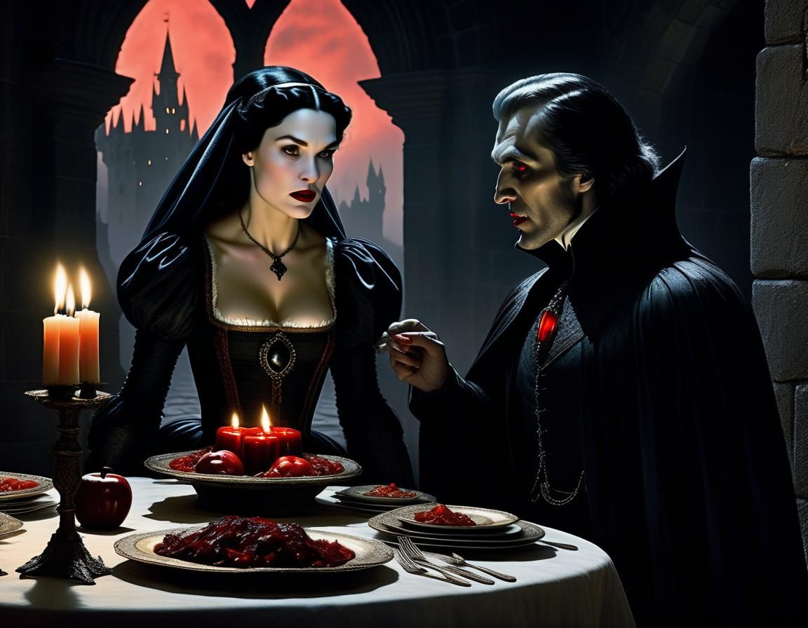 Mina's First Invitation to Dinner: Castle Dracula