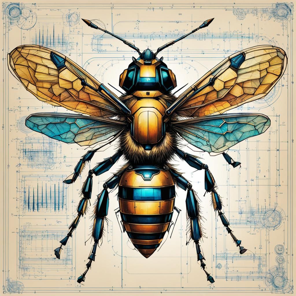 Blueprint of a Bee