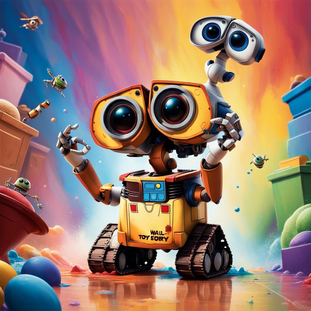 Toy Story and Wall-E T-Shirt Design