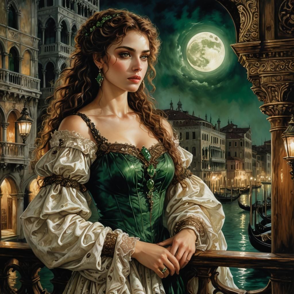 Venetian Dreamscape in a Romantic Style