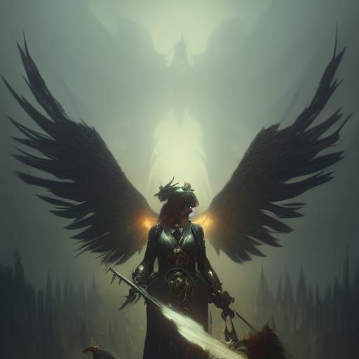 Dark Fantasy Death Angels Concept Art