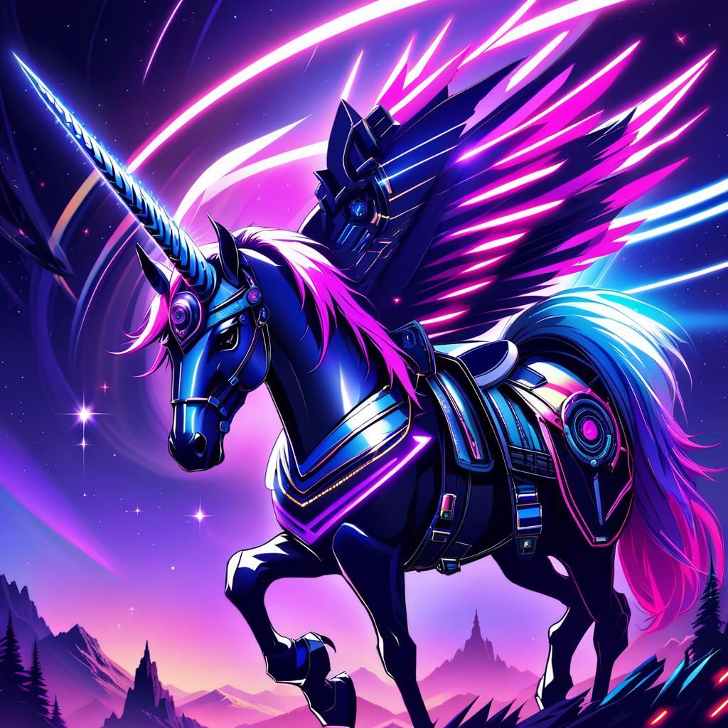 UnicornPunk ChaosPunk NebulaPunk in Digital Art