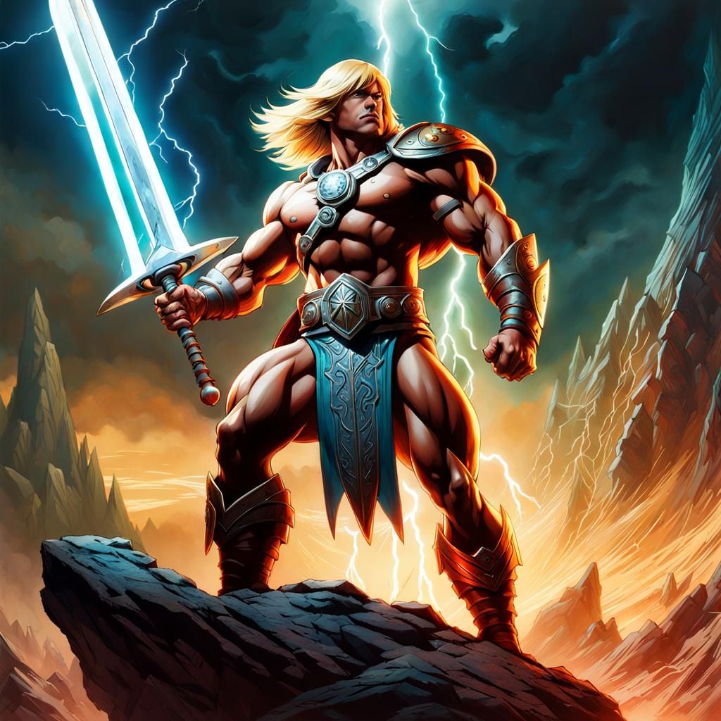 Heman and the powersword