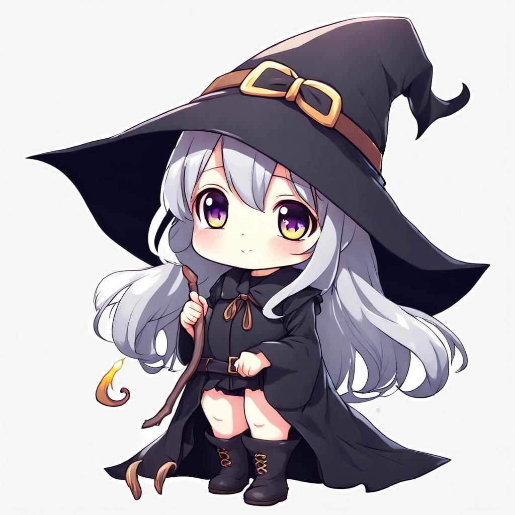 CHIBI CUTE LITTLE WITCH