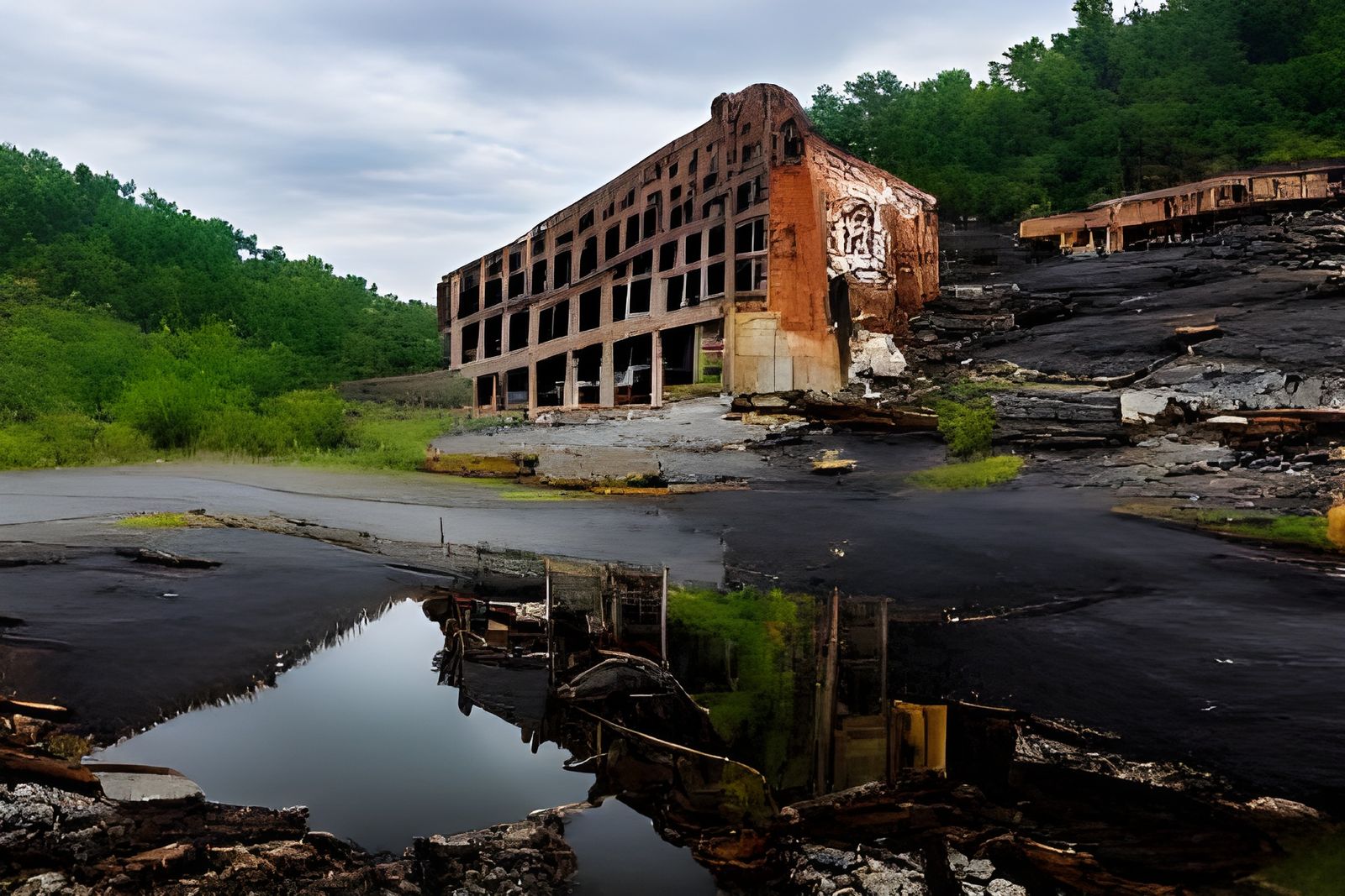 Decaying Ruins of America's Industrial Dominance
