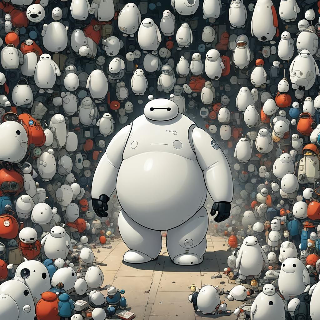 Baymax in William Joyce's Signature Style
