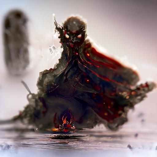 Microscopic War of Water and Fire: Sinister Art