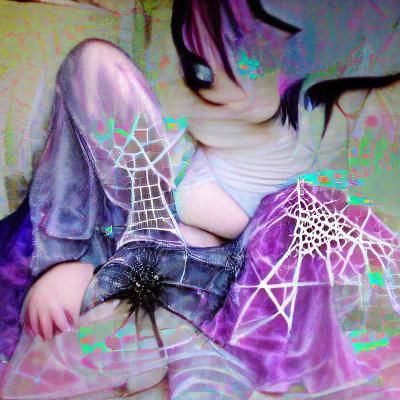Spiderweb Goth Fairycore Grunge Aesthetic