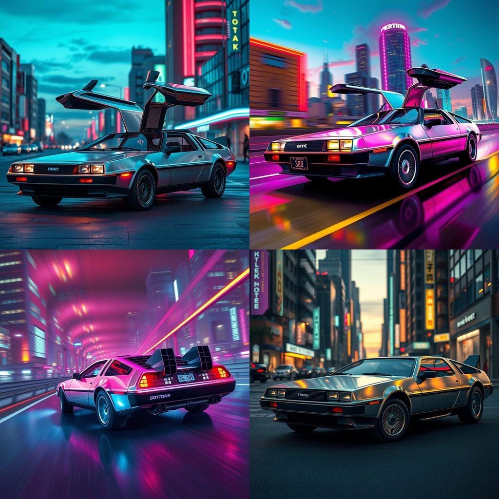 Classic DeLorean Car Design