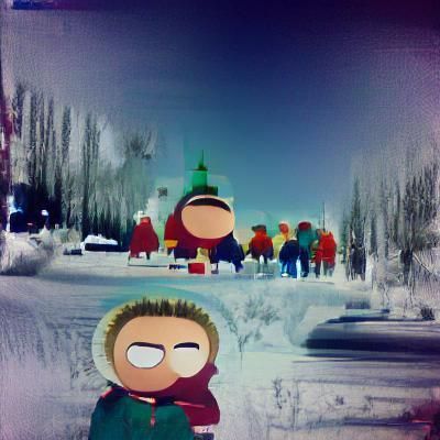 South Park Inspired Character Art