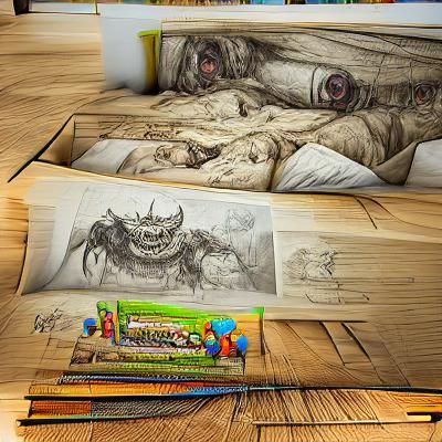 Monsters Under the Bed: Renaissance Storybook Illustration