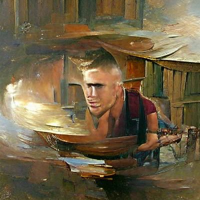 Colton Portrait in Oil Painting Style