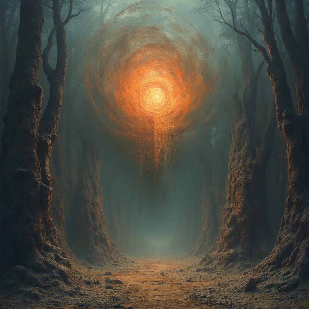 Cosmic Entity in a Dark Fantasy World