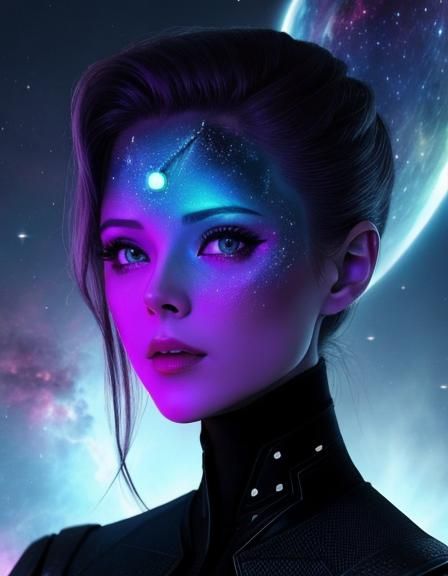 Colorful Nebula Cloud Formation