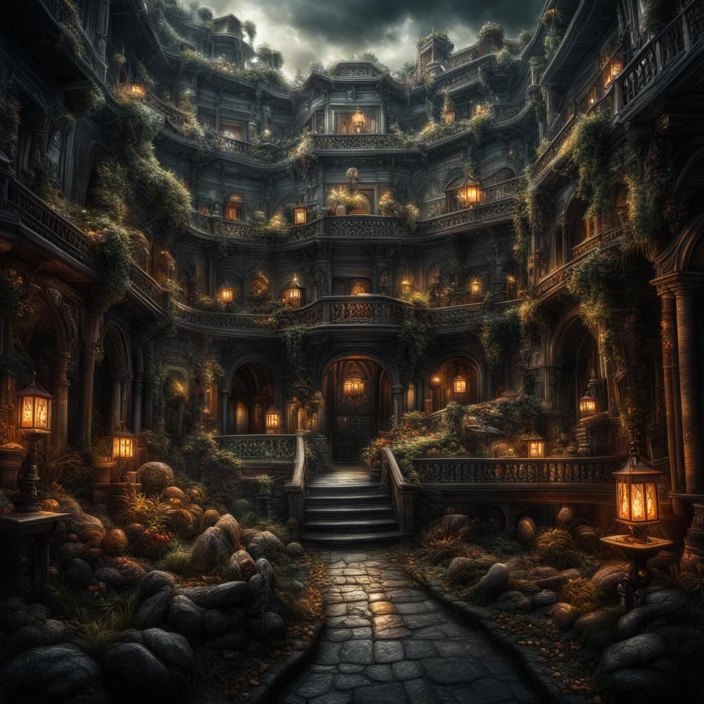 Mending a Heart: Intricate, Hyperrealistic Image