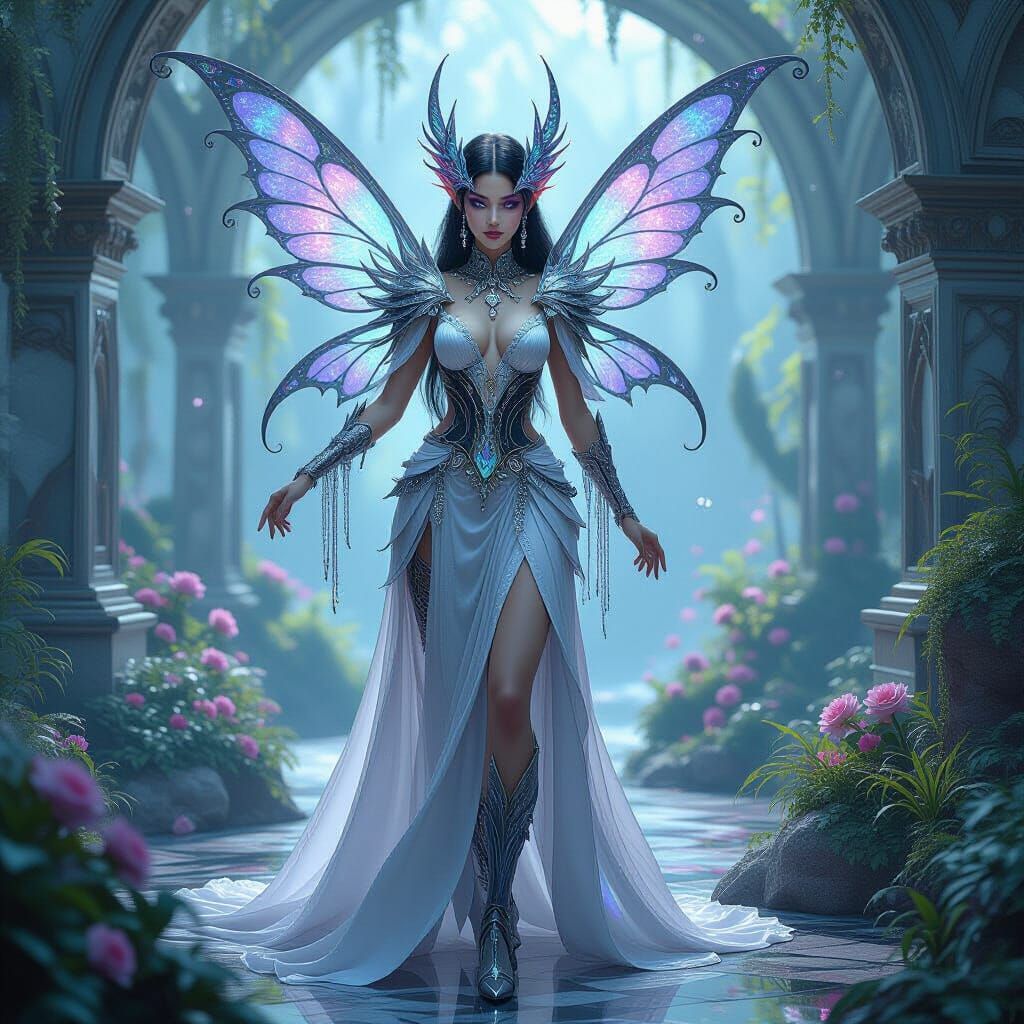 Slaaneshi Fairy in Opulent Dreamscape