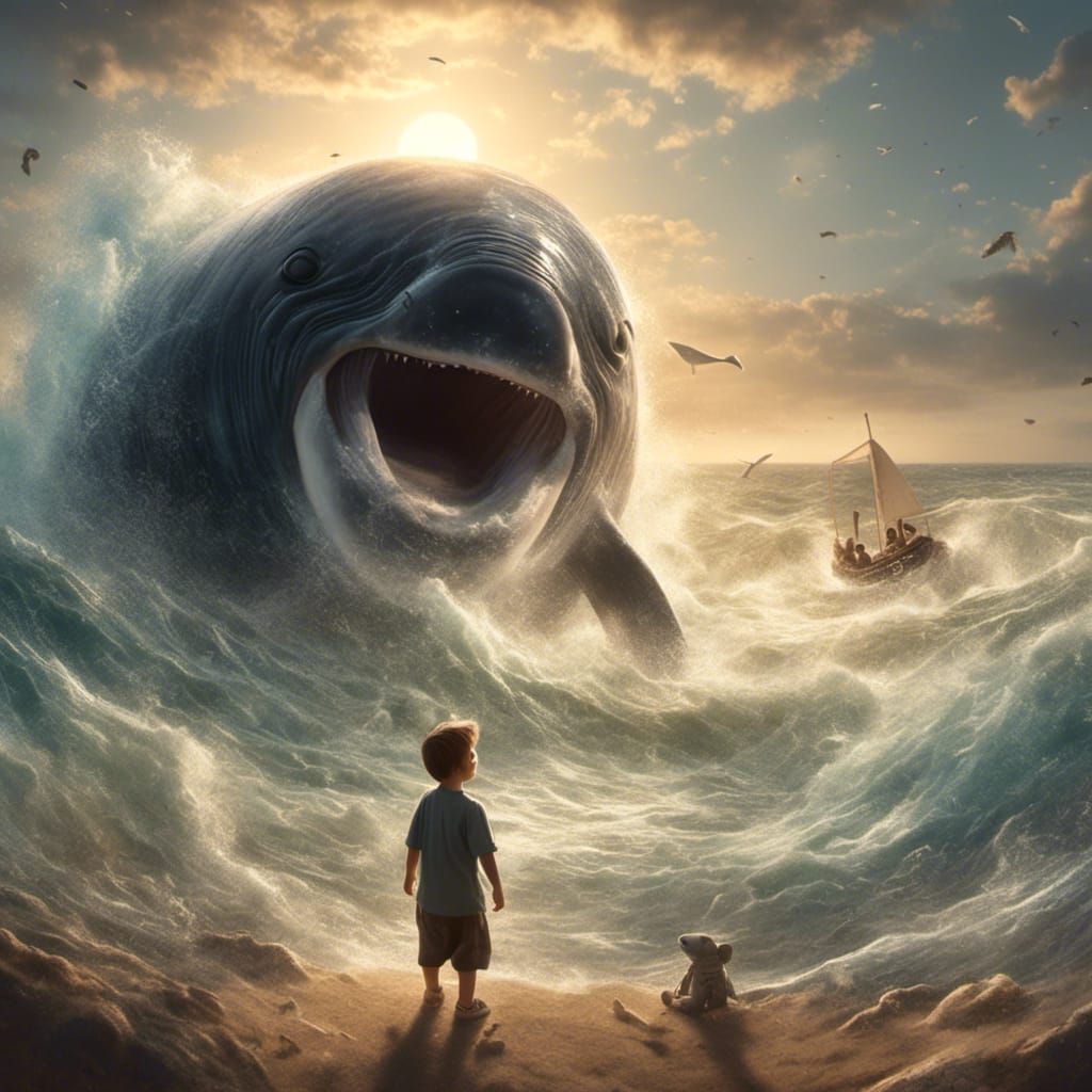Jonah's Whale Adventure: Beginning of a Sea Journey