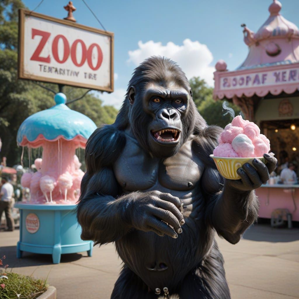 Mutated Gorilla Escapes Zoo With Terrified Teapot