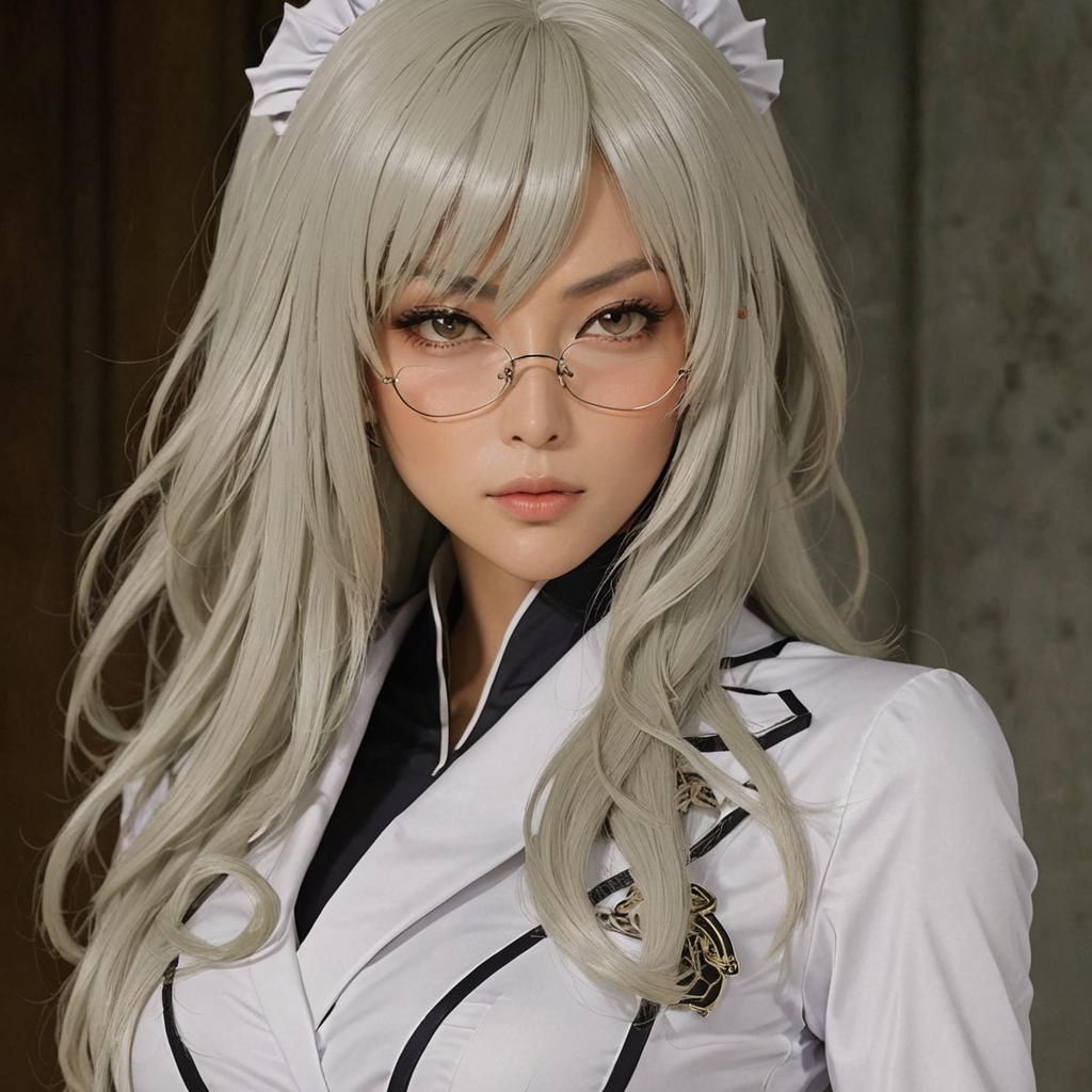 Anime Villainess in Swimsuit: Award-Winning Photography