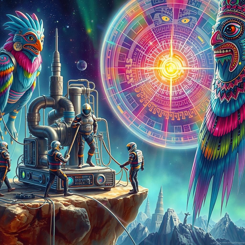 Space Bikers Install Doomsday Machine with Holographic Lucha...