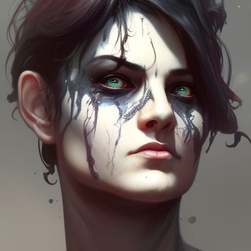 The Evil God of Fear: Detailed Portrait