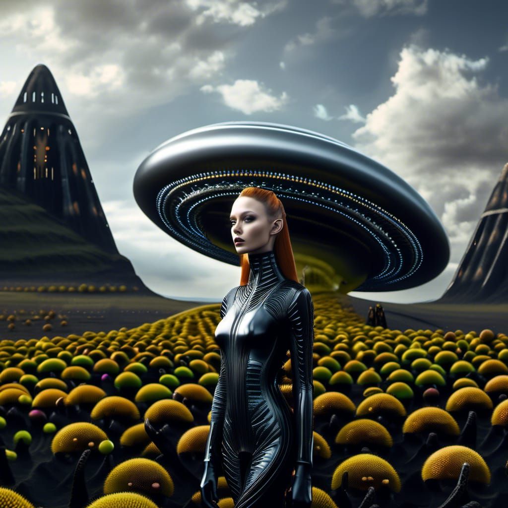 Alien Haute Couture Fashion Show on Alien Planet