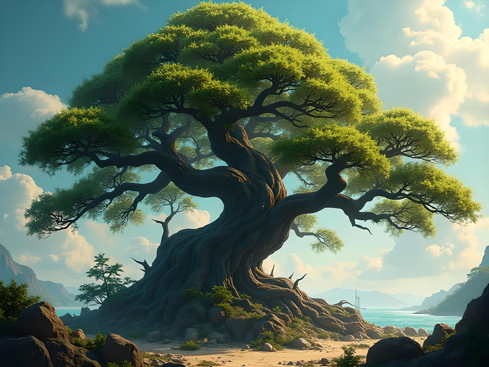 An Ancient Bonsai Tree