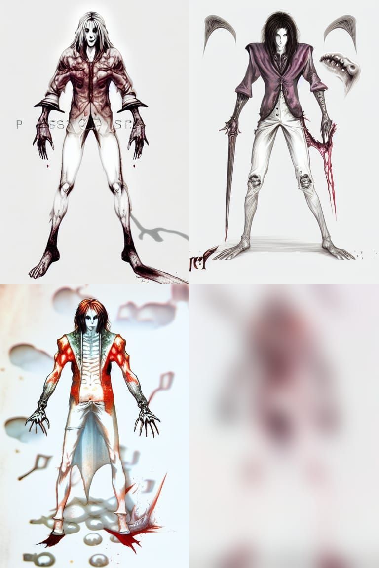 Sinister Character in Castlevania Style Matte Painting