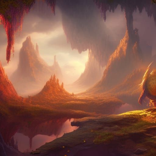 Fantastical Matte Painting: The Essence of Self-Esteem