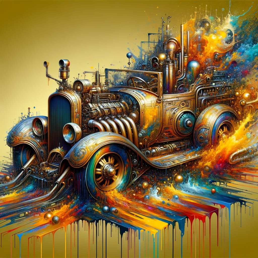 Retro Futuristic Steampunk Masterpiece: Satanas and Diabolos...