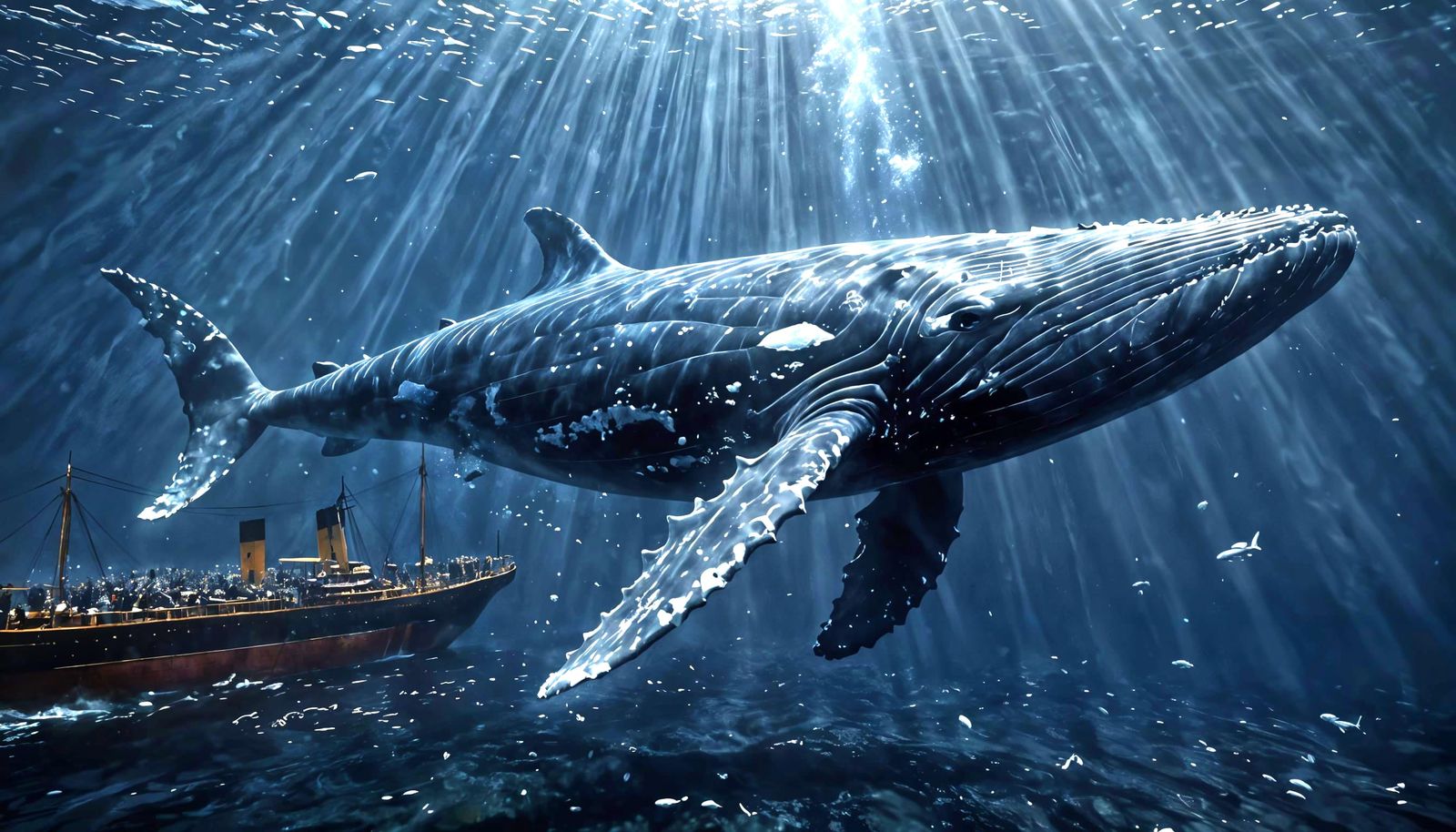 Whale attacks Titanic underwater marvels!